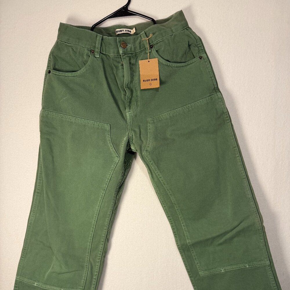 Rudy Jude Green Utility Jeans Brand New Size 3
